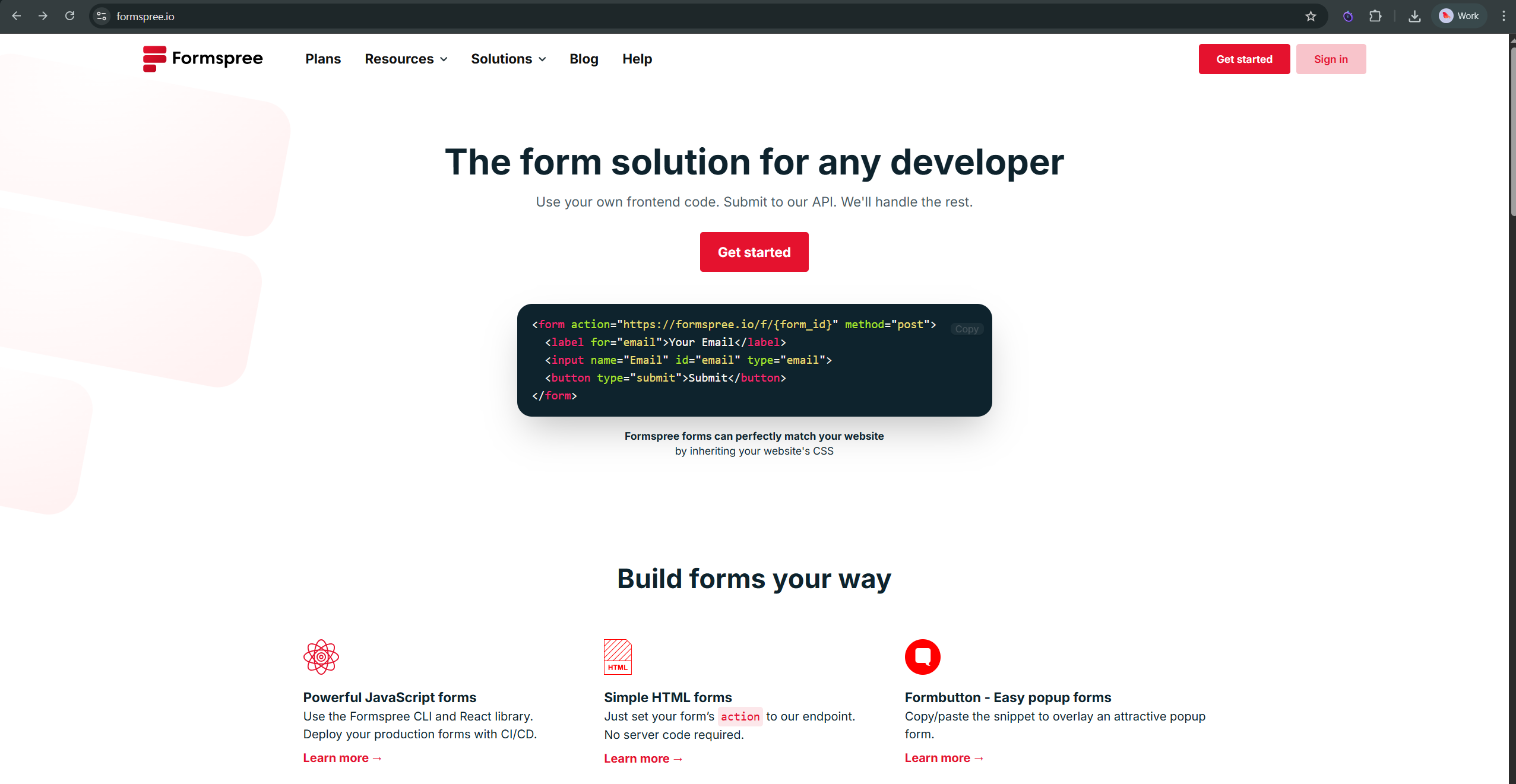 How to Embed a Formspree Form in Your Website