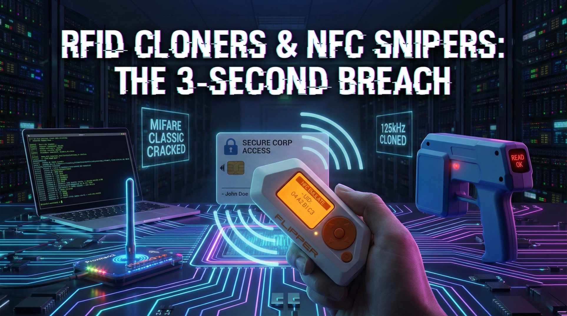 💳 RFID Cloners & NFC Snipers: The 3-Second Breach of Corporate Security 🎯