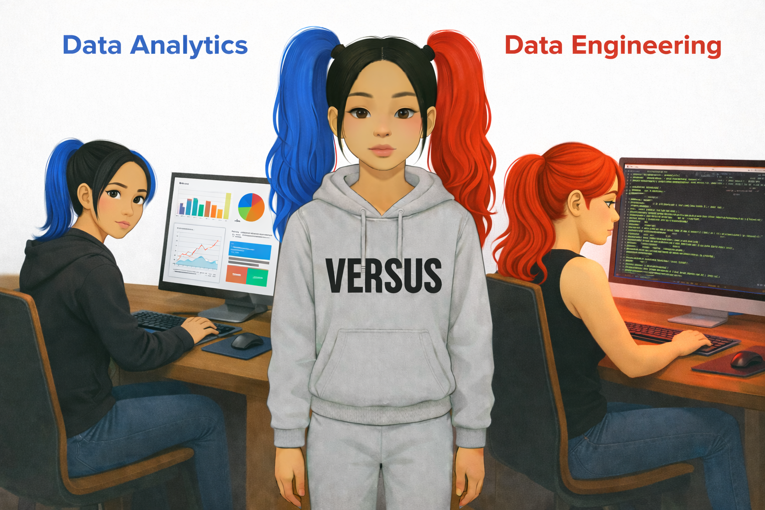 Data Analytics vs. Data Engineering