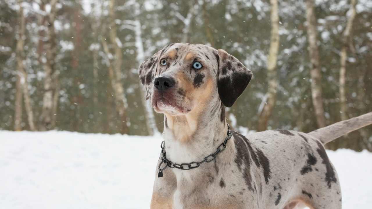 çift renkli gözlü Catahoula Leopar Köpeği