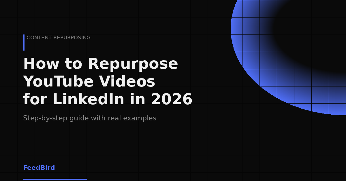 How to Repurpose YouTube Videos for LinkedIn in 2026