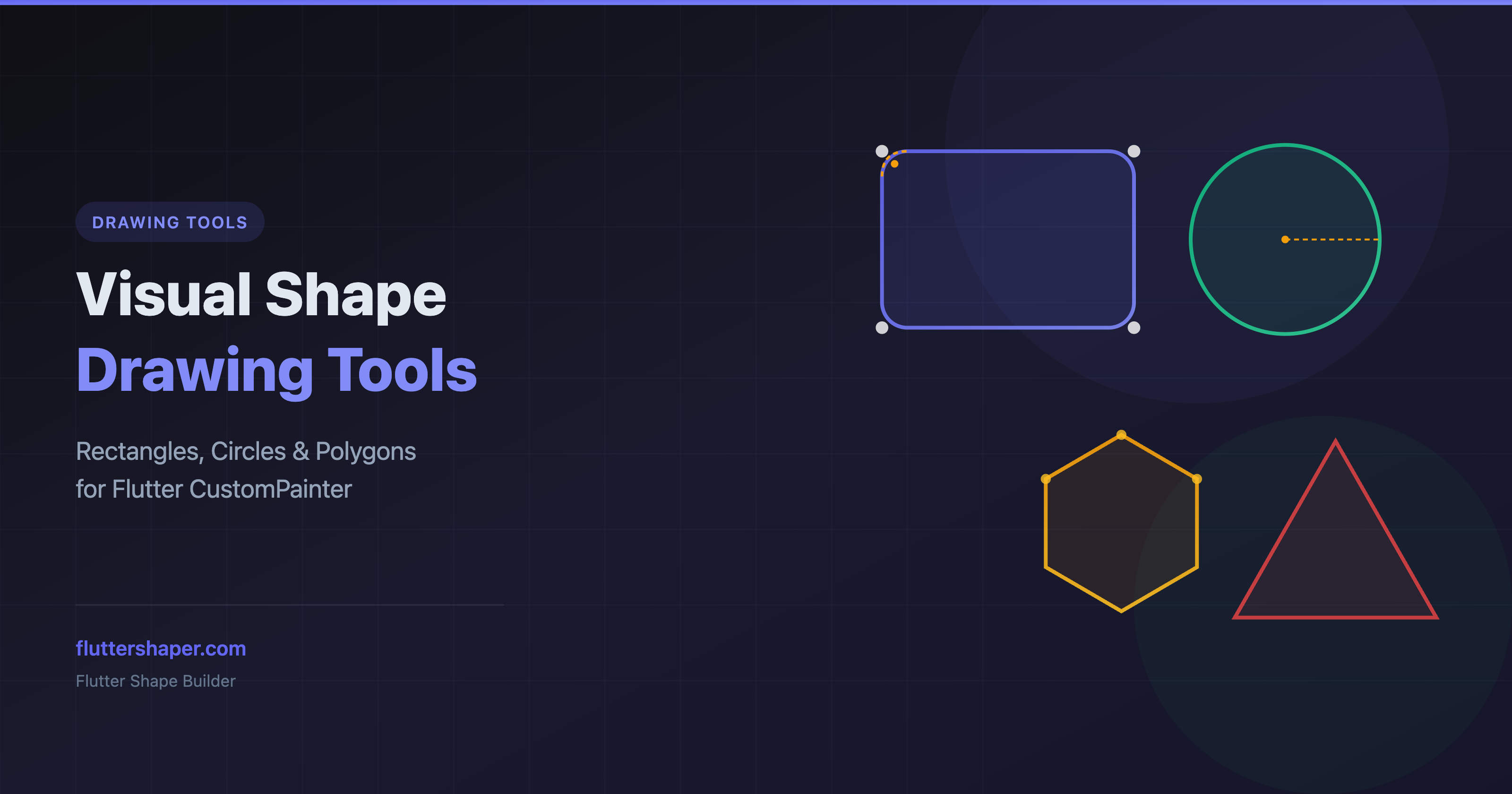Visual Shape Drawing Tools: Rectangles, Circles & Polygons in Flutter