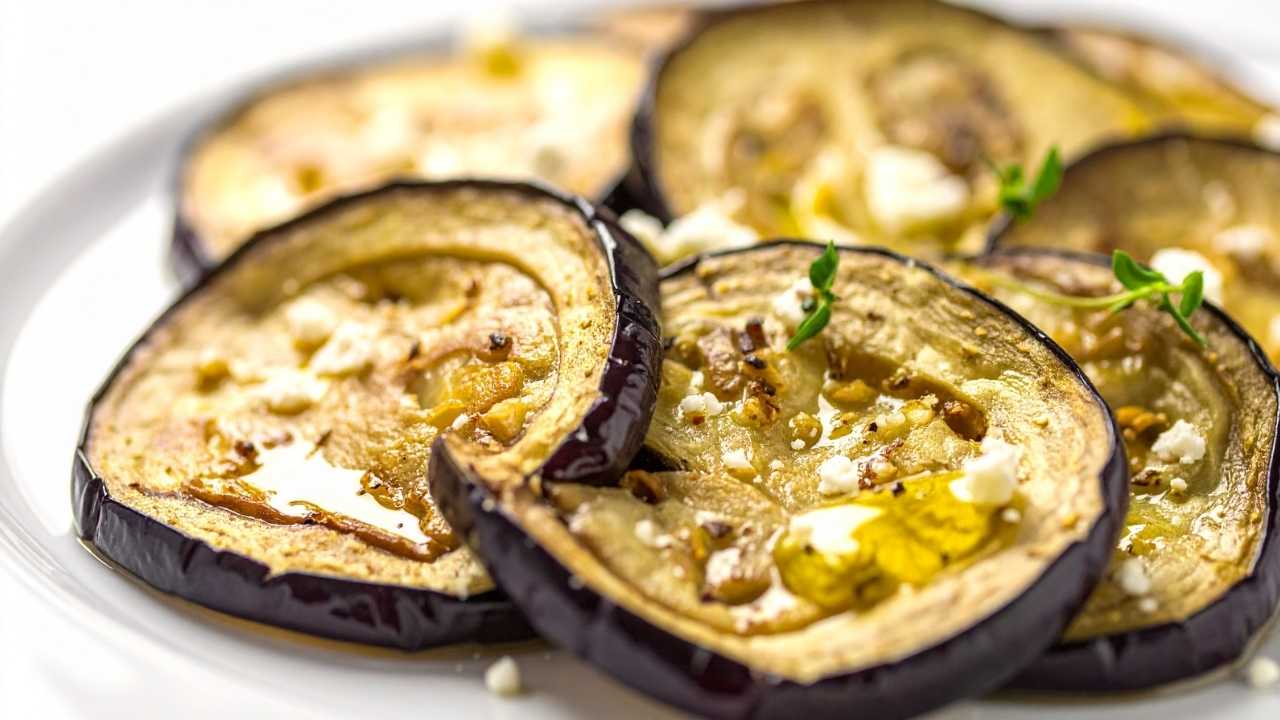 kızarmış patlıcan dilimleri