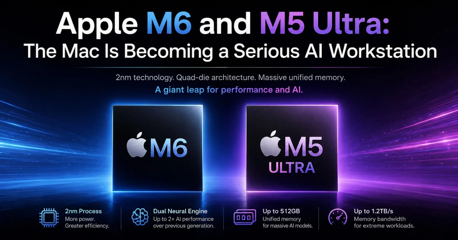 Apple M6 and M5 Ultra: The Mac Is Becoming a Serious AI Workstation