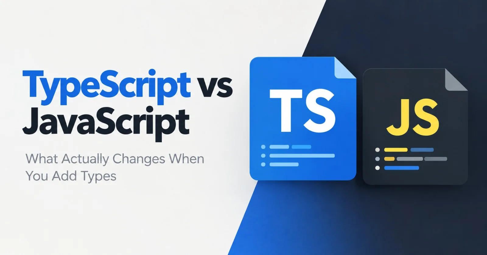 TypeScript vs JavaScript: What Actually Changes When You Add Types