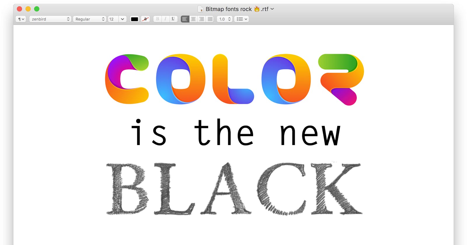 Color fonts. Get ready for the revolution!