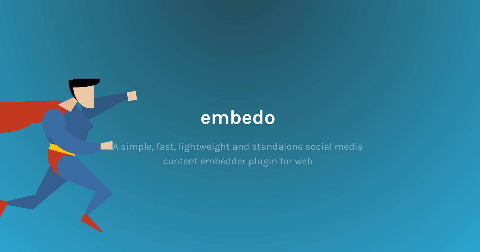 embedo - Social Media Embed Plugin