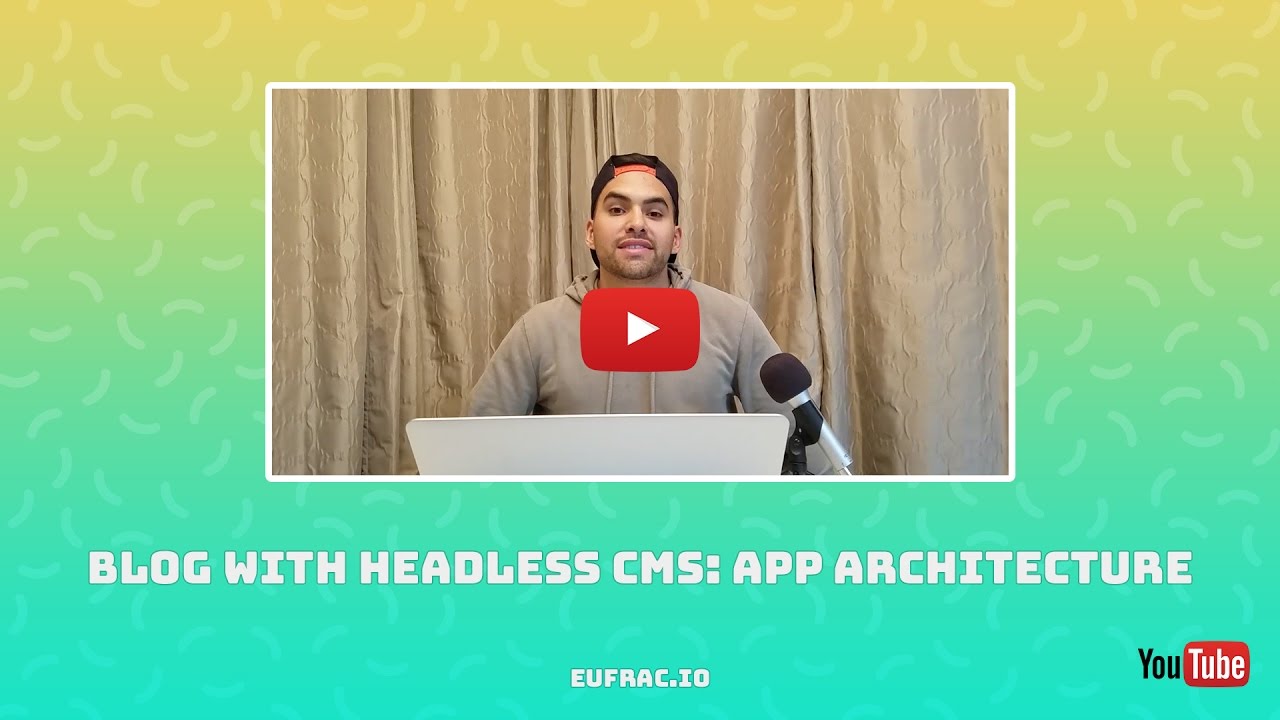 Blog With Headless CMS: App Architecture - YouTube - Hashnode