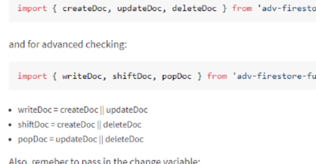 Check Firestore Function Type