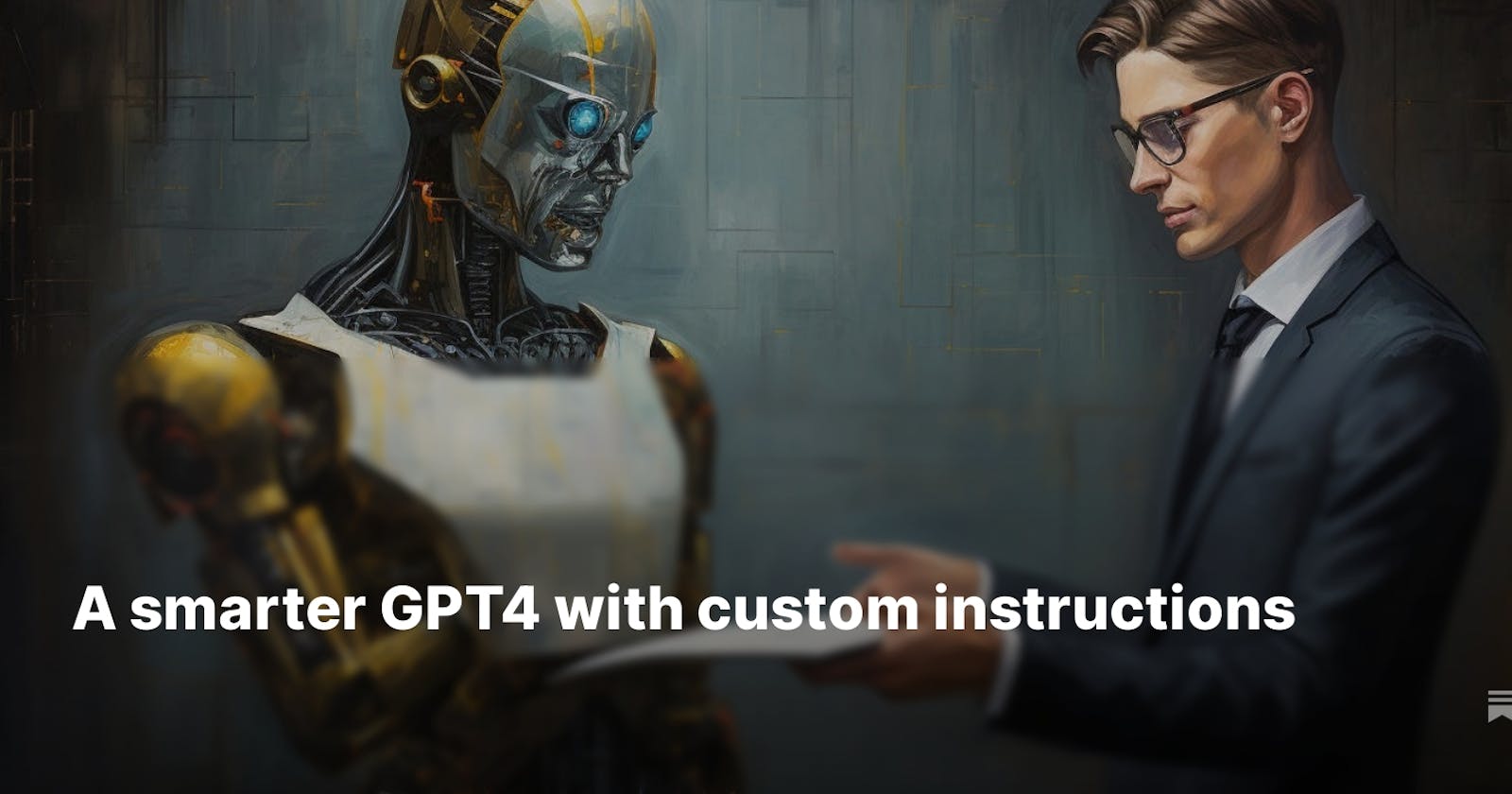 A smarter GPT4 with custom instructions