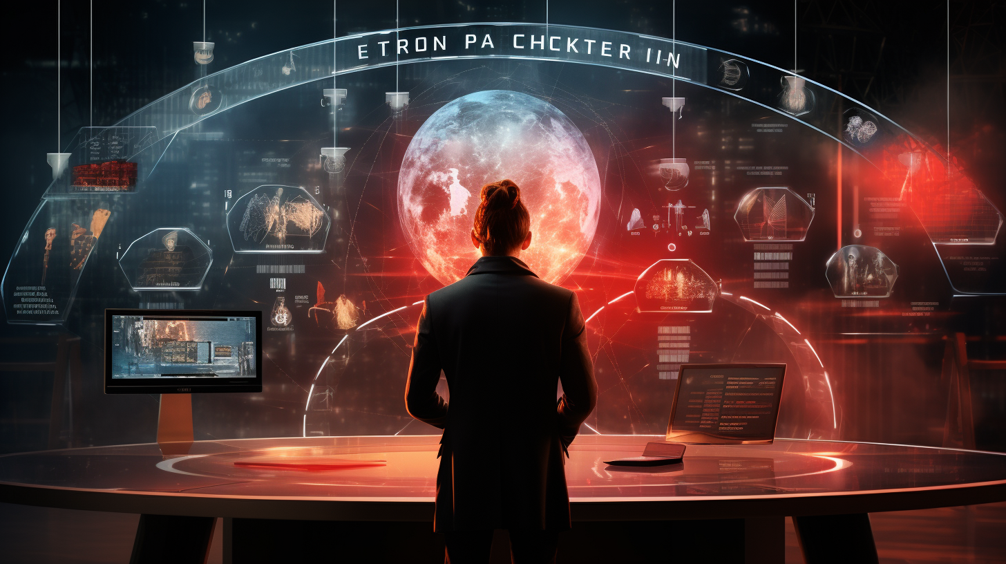 Cyber Risk Assessment Concept.