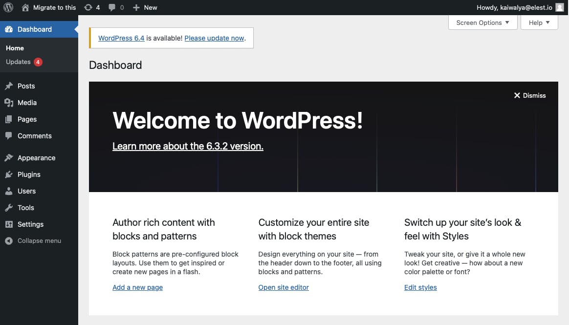 Migrate Wordpress to Elestio