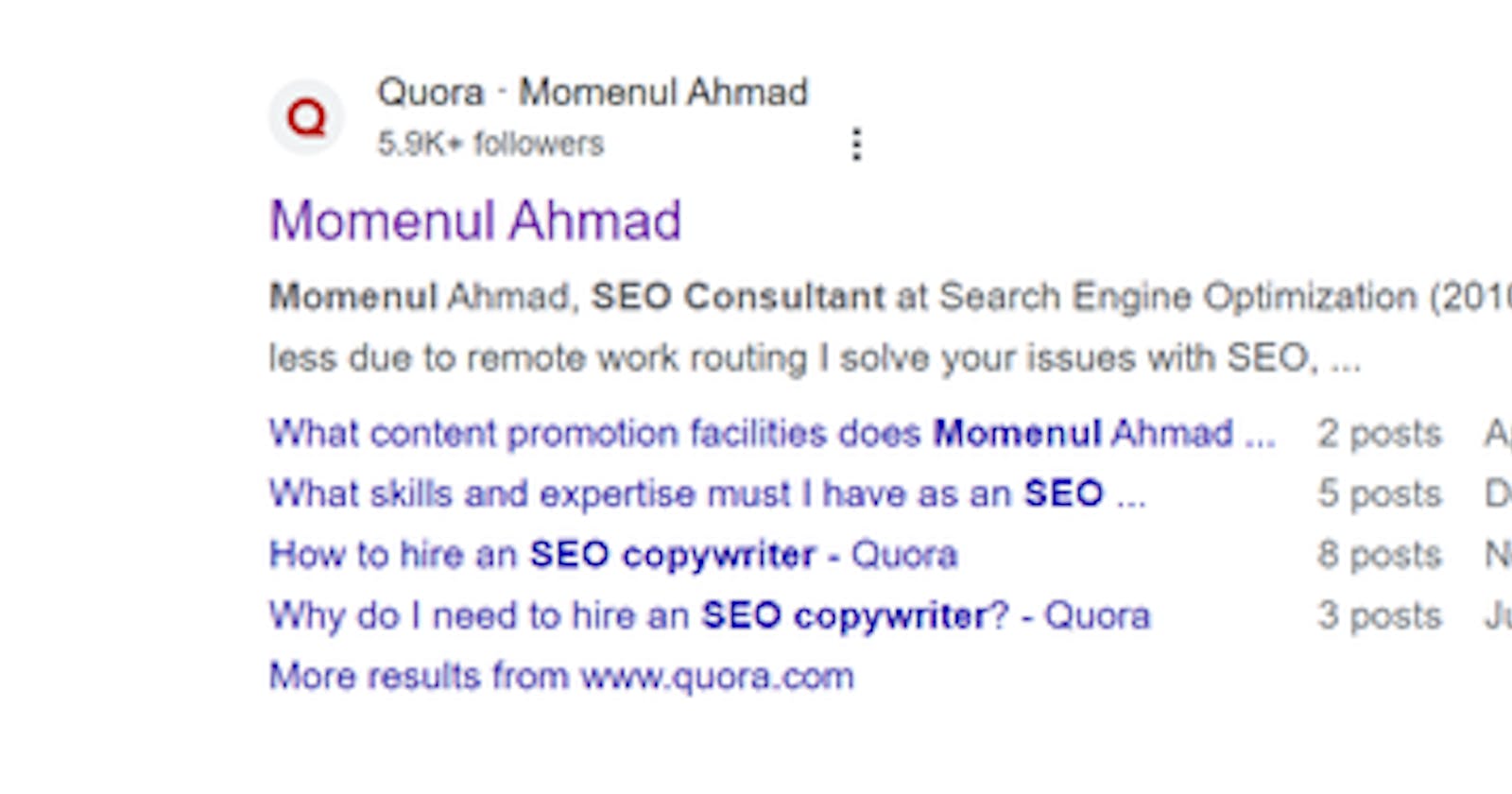 Momenul Ahmad On Quora, Who Is Momenul Ahmad?