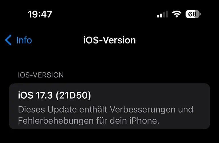 iOS 17.3