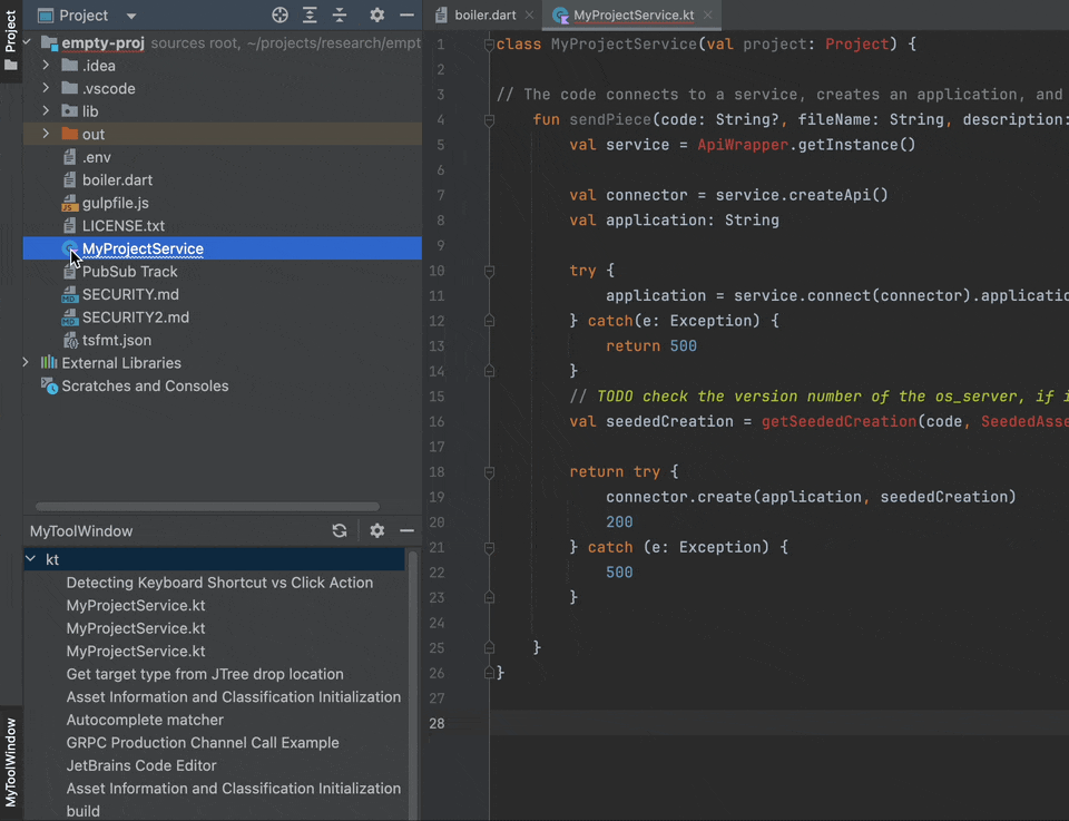 Unsuccessfully dragging a value to a different section of a snippet tree.