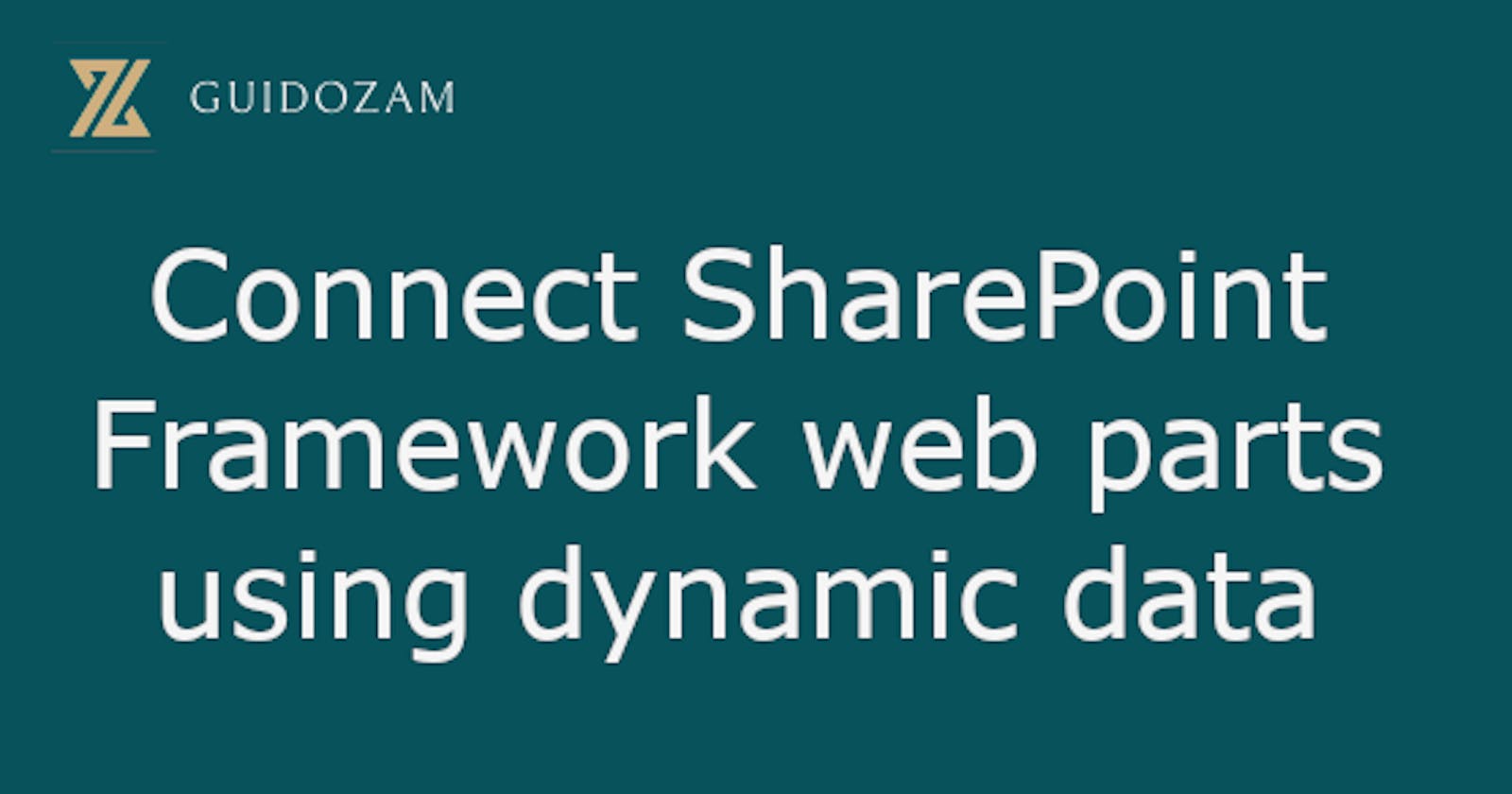 Connect SharePoint Framework web parts using dynamic data