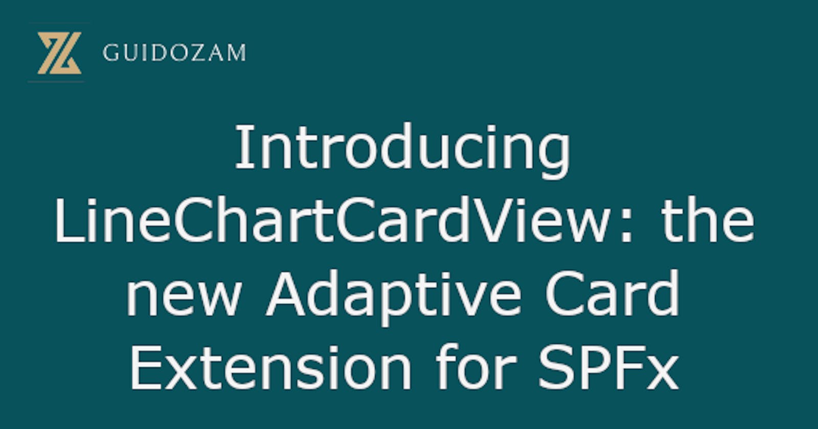 Introducing LineChartCardView: the new Adaptive Card Extension for SPFx