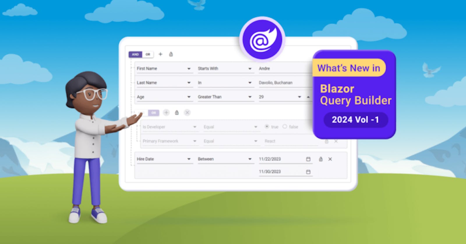 What’s New in Blazor Query Builder: 2024 Volume 1