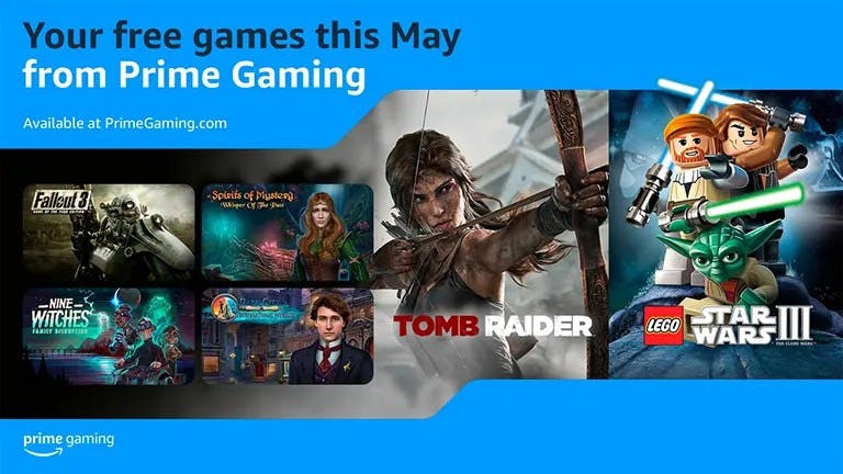 Amazon Prime Gaming Mayıs 2024 ücretsiz oyunları.