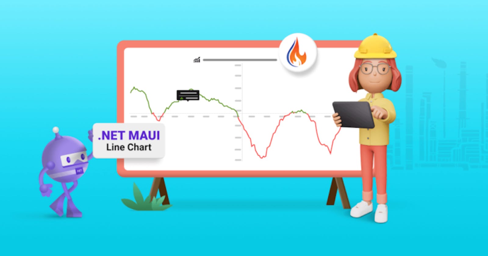 Chart of the Week: Creating a .NET MAUI Line Chart to Analyze Wage Trends in the Texas Oil Gas Extraction Industry