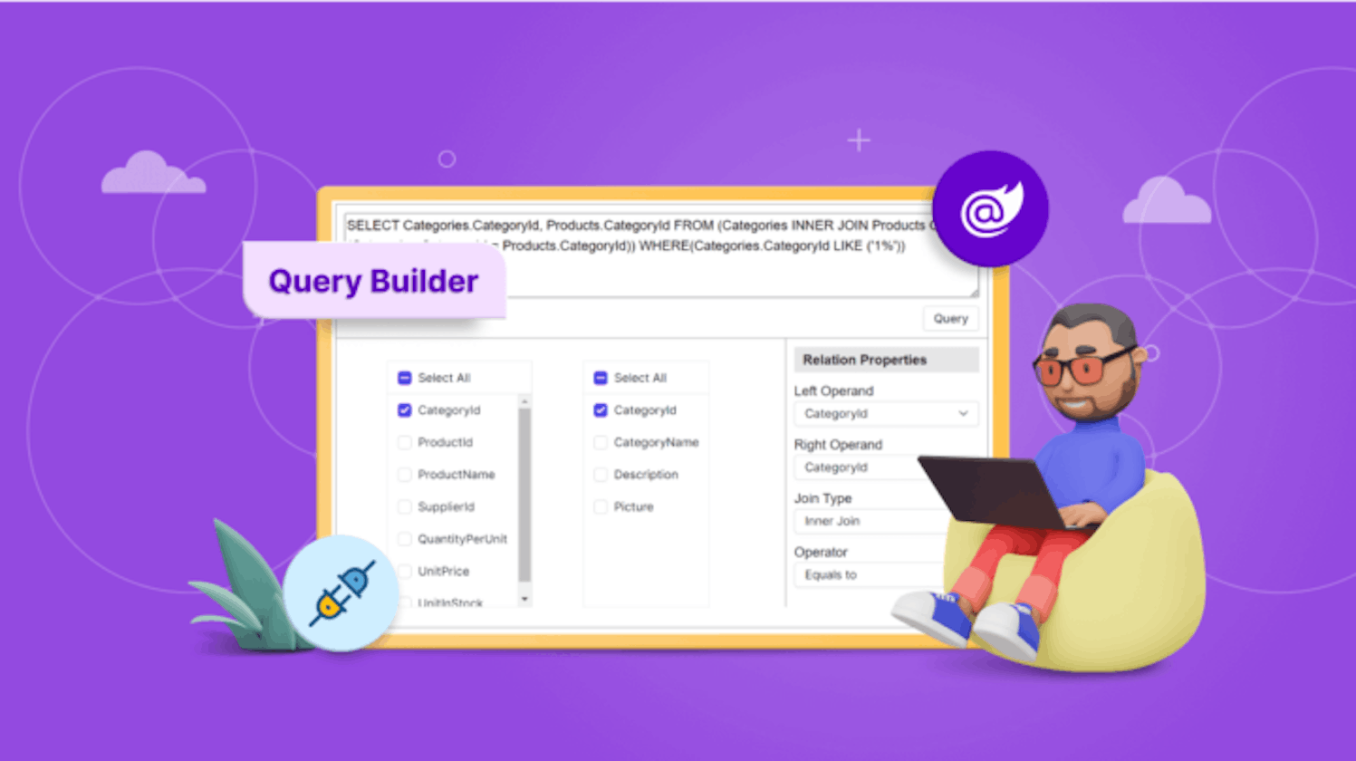 Advanced Query Building techniques: Connecting Tables with Joins using Blazor Query Builder