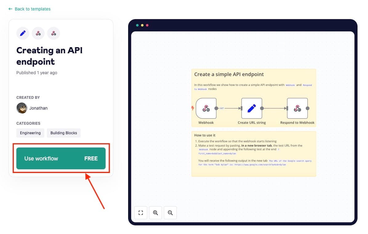 N8N: API Endpoint for GET method