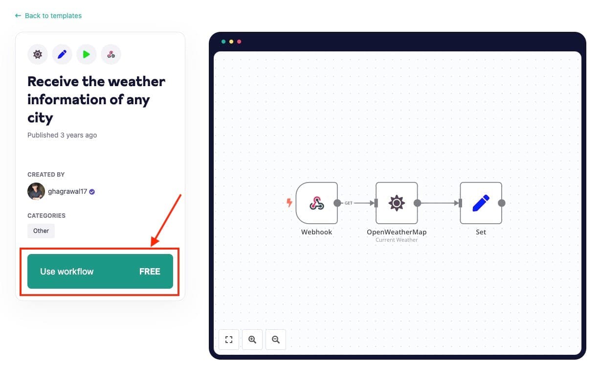 N8N: Retrieve weather information based on a zip code 🌤️