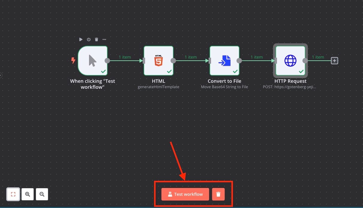 Generating PDFs with N8N using Gotenberg