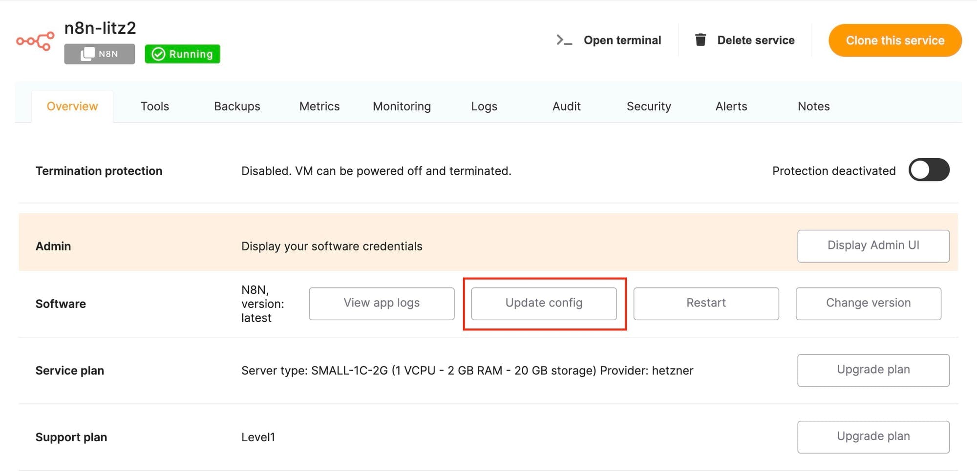 How to clean up the N8N database