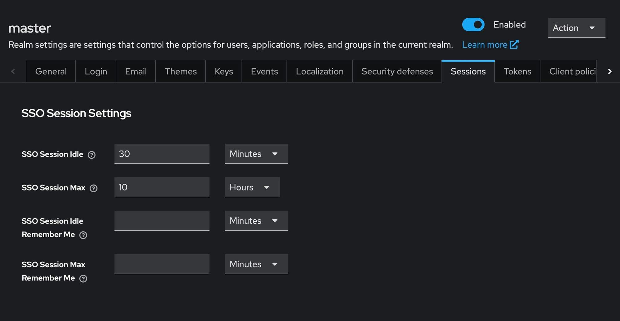 Keycloak Session Configuration: Best Practices and Principles