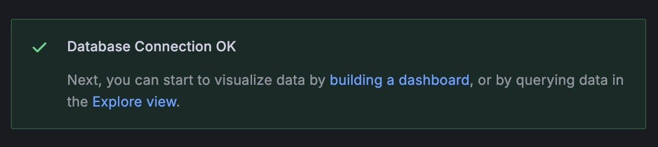 Grafana: Create MySQL Data Source