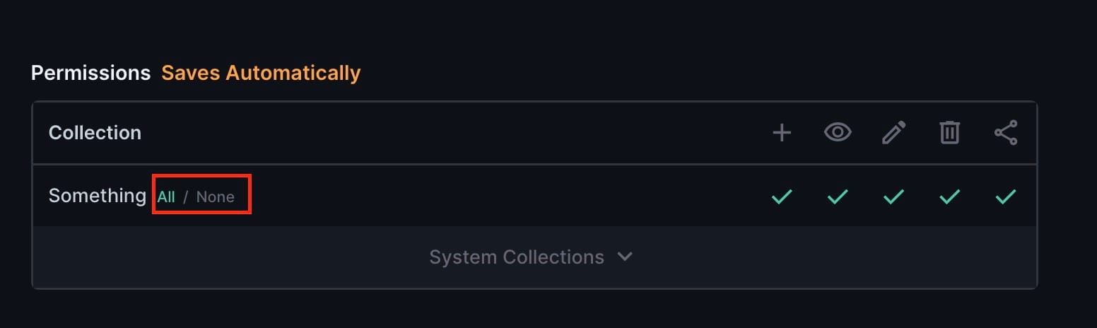 Directus Roles & Permissions with Common Use Case