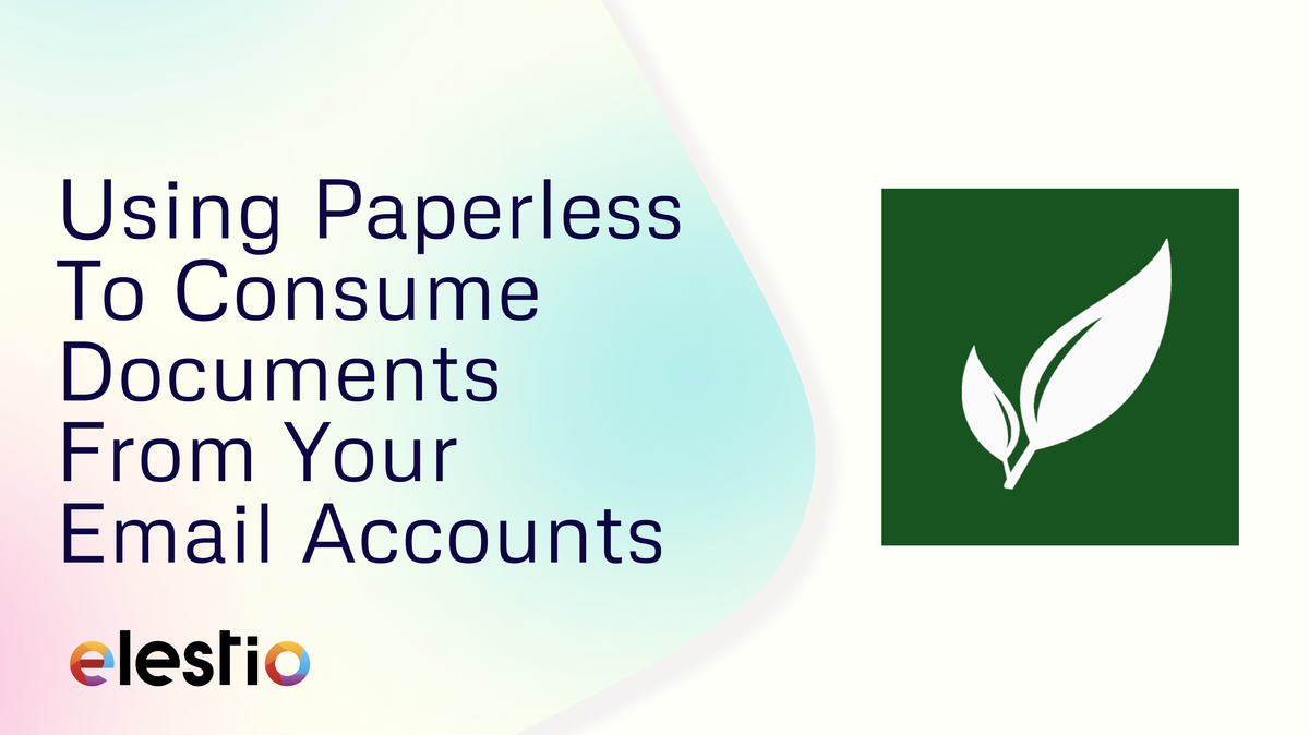 Using Paperless To Consume Documents From Your Email Accounts