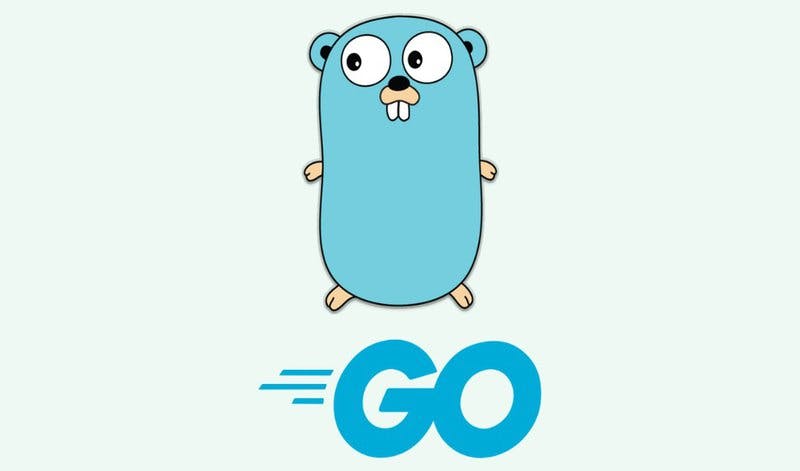 The Golang logo.