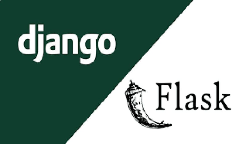 The Django and Flask logos.