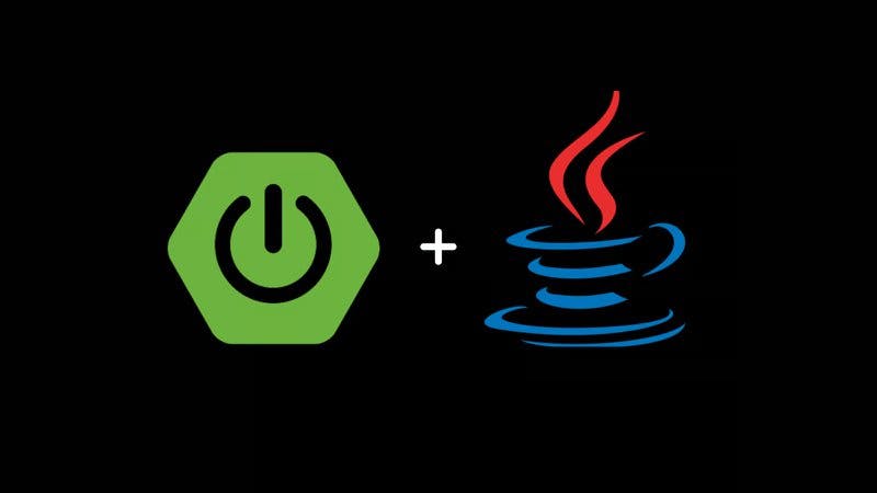 The Springboot and Java logos.