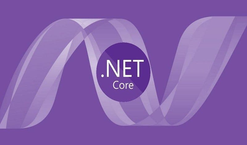 The .NET logo.