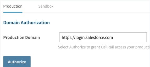 Set up Callrail Salesforce Integration