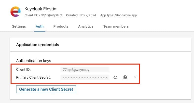 Setting up Sign in with LinkedIn using Keycloak