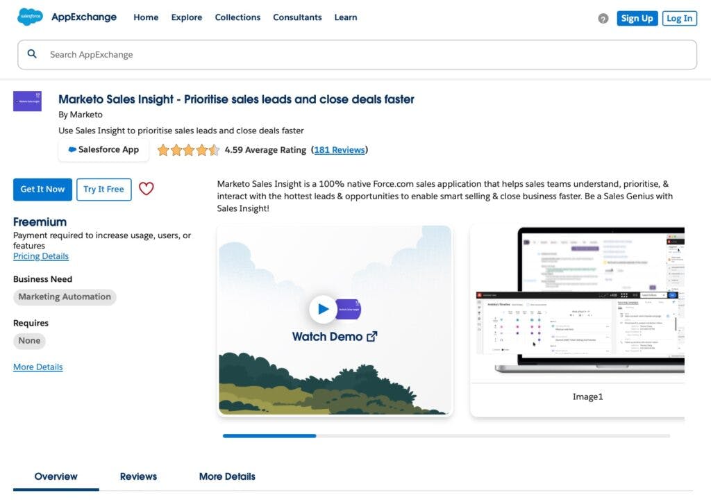 Marketo Sales Insight