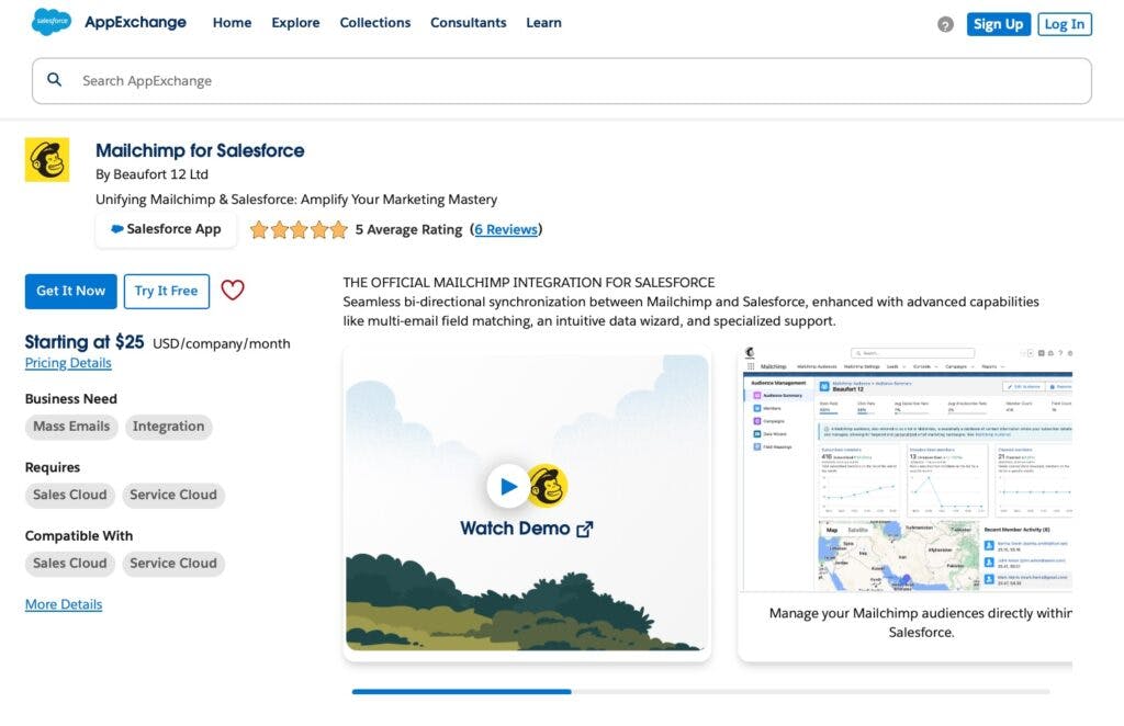 Mailchimp for Salesforce