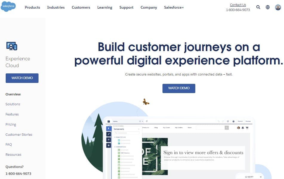 Salesforce Experience Cloud Website