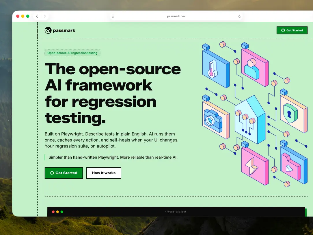 We just open sourced, Passmark, the AI testing framework we built at Bug0