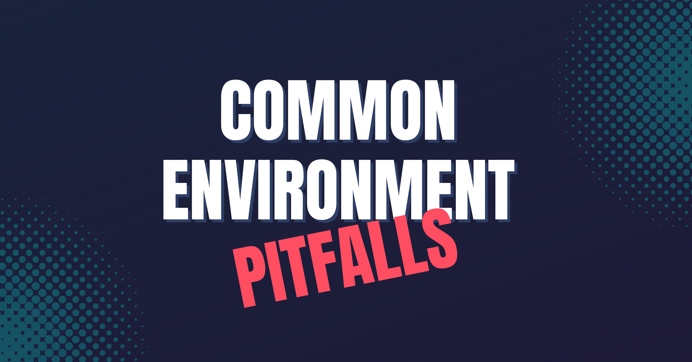 Why Every Development Environment Eventually Falls Short. And Why That's Okay.