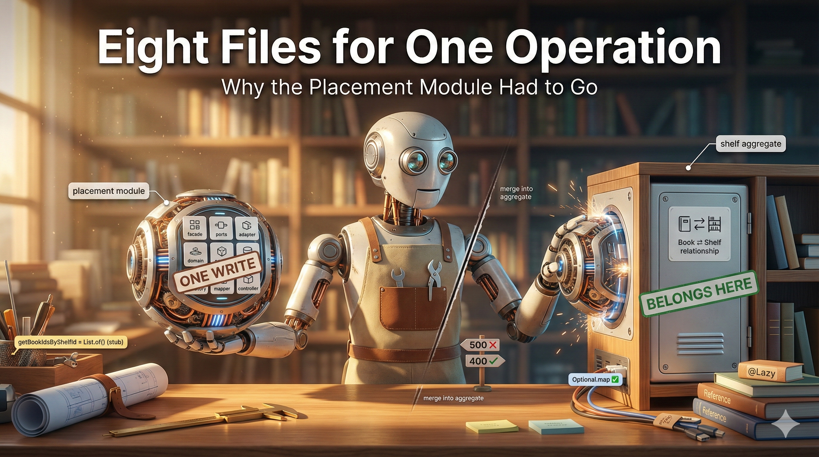 Eight Files for One Operation: Why the Placement Module Had to Go
