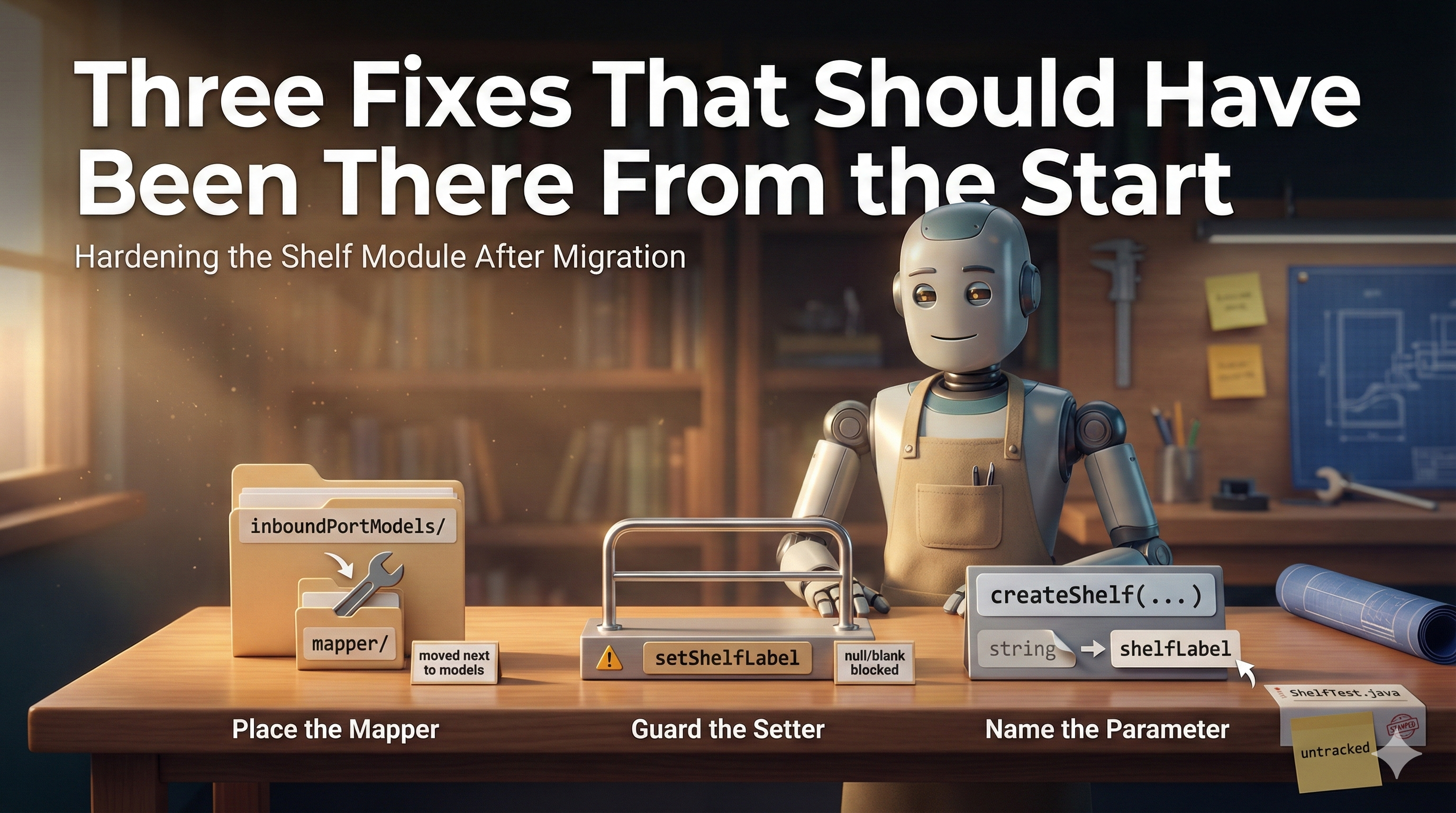 Three Fixes That Should Have Been There From the Start