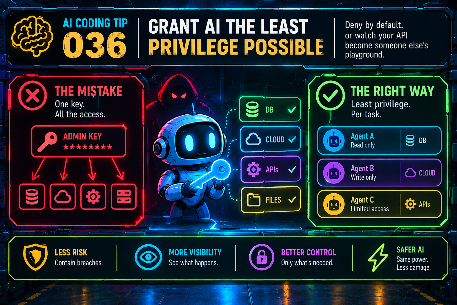 AI Coding Tip 036 - Grant AI the Least Privilege Possible