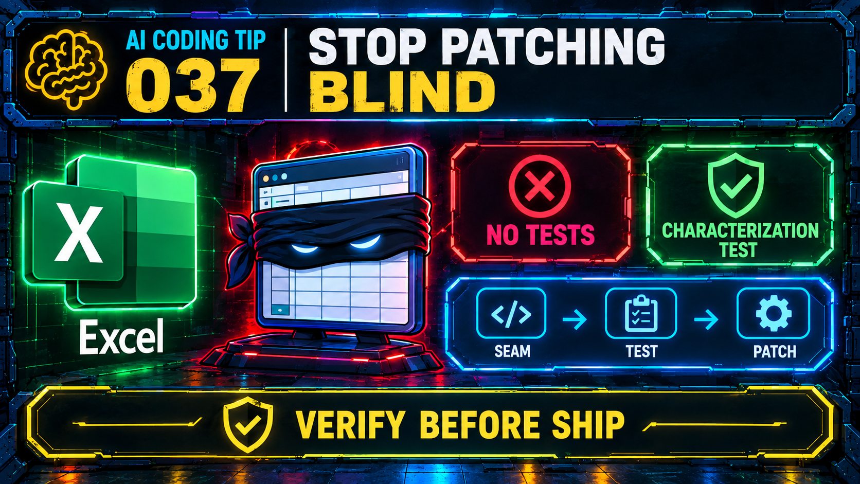 AI Coding Tip 037 - Stop Patching Blind