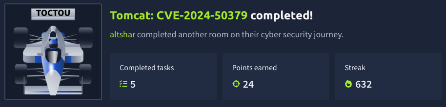 Tomcat: CVE-2024-50379 (TryHackMe)
