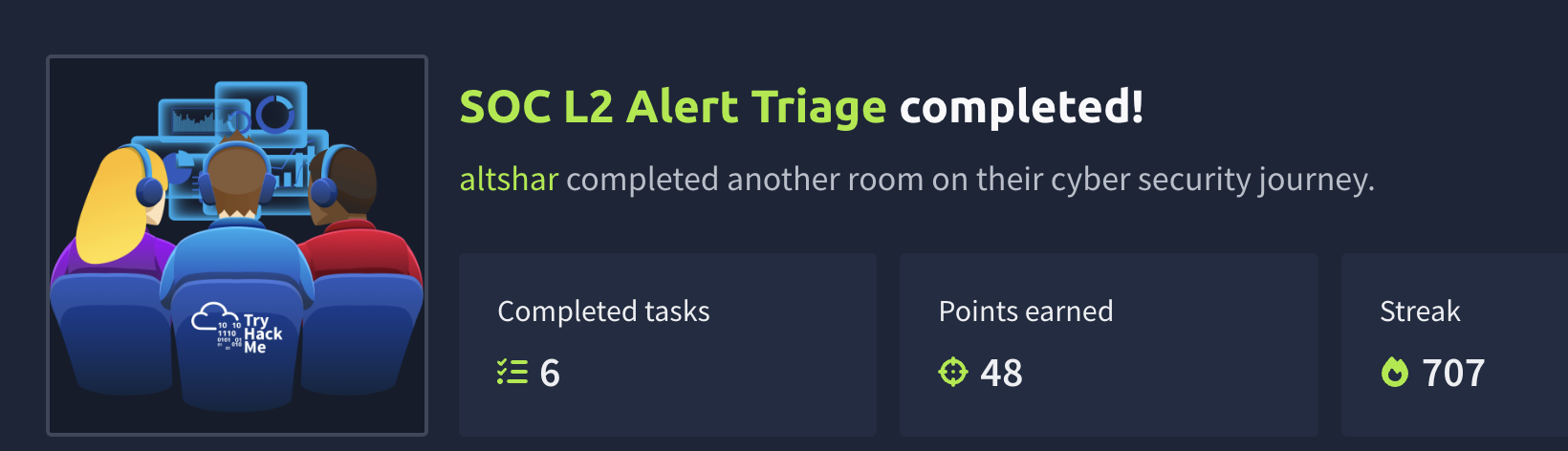 SOC L2 Alert Triage (TryHackMe)